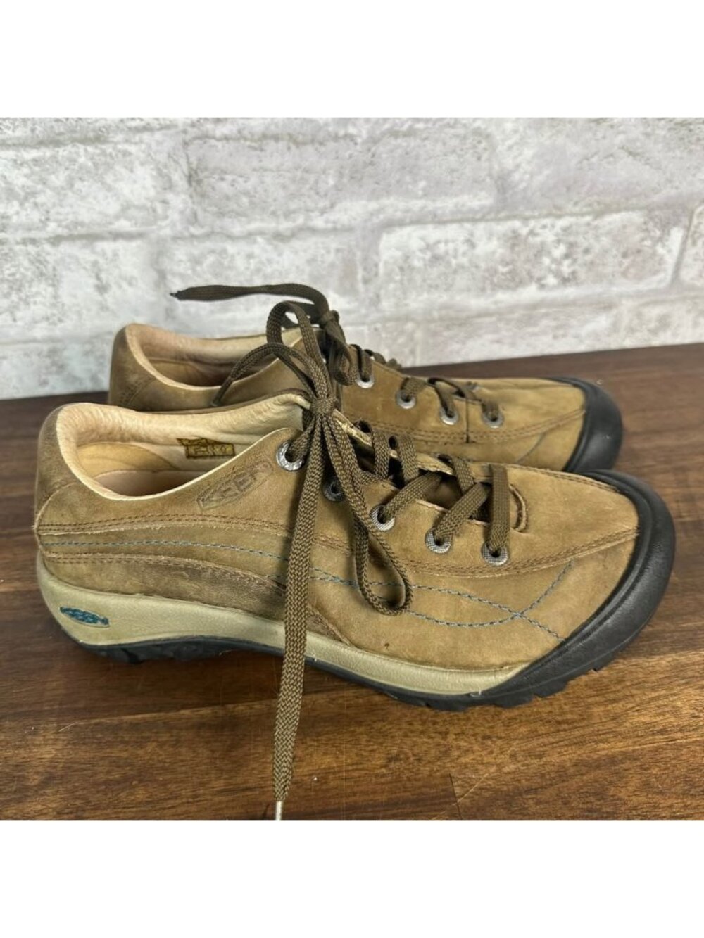 KEEN TOYAH Brown leather shoes women’s size 7 4841